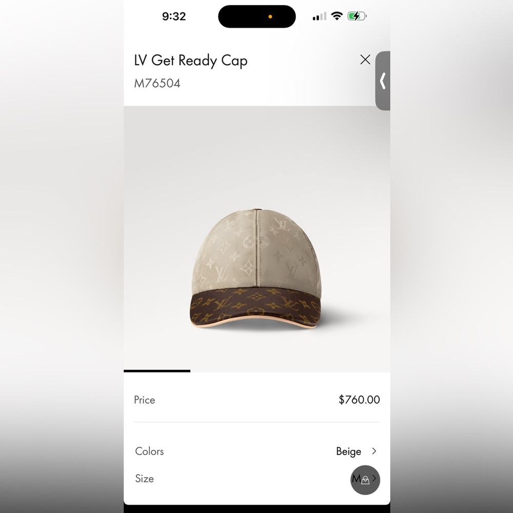 Louis Vuitton cap